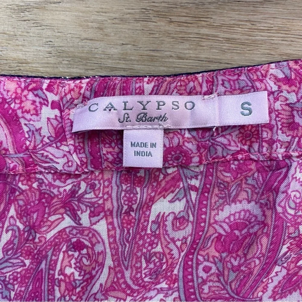Calypso St.Barth | Yavia | Embellished Paisley Tunic Resort Resortwear Luxury - Picture 8 of 11
